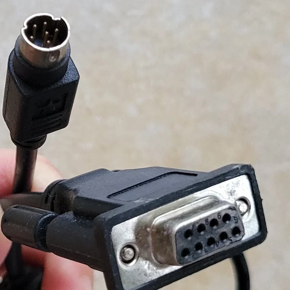 Serial DB9 to DIN 6 Pin Cable